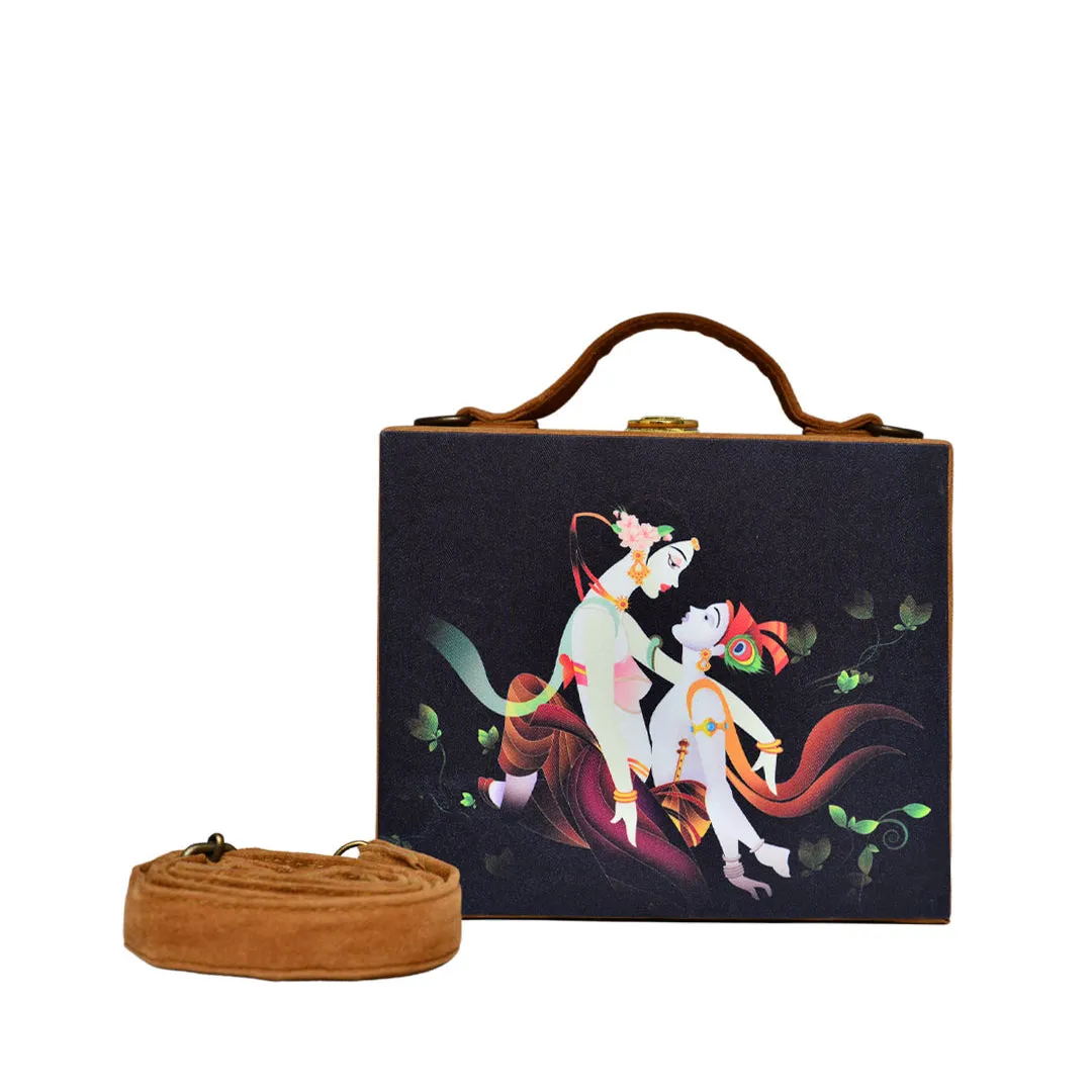 Radha Krishna Suitcase Style