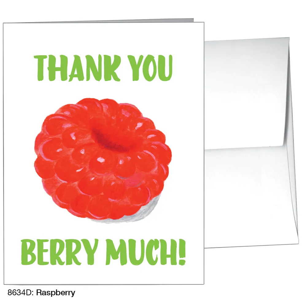 Raspberry, Greeting Card (8634D)