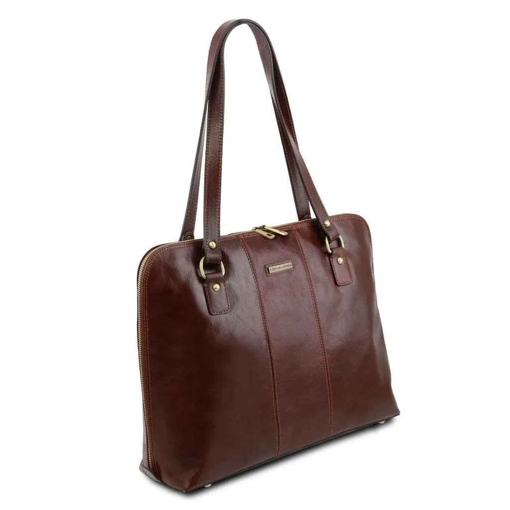 Ravenna - Exclusive Italian leather lady business bag | TL141795