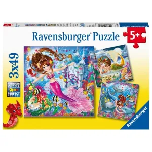 Ravensburger Charming Mermaids 3x49pc