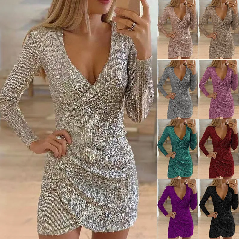 Sequin Mini Dress