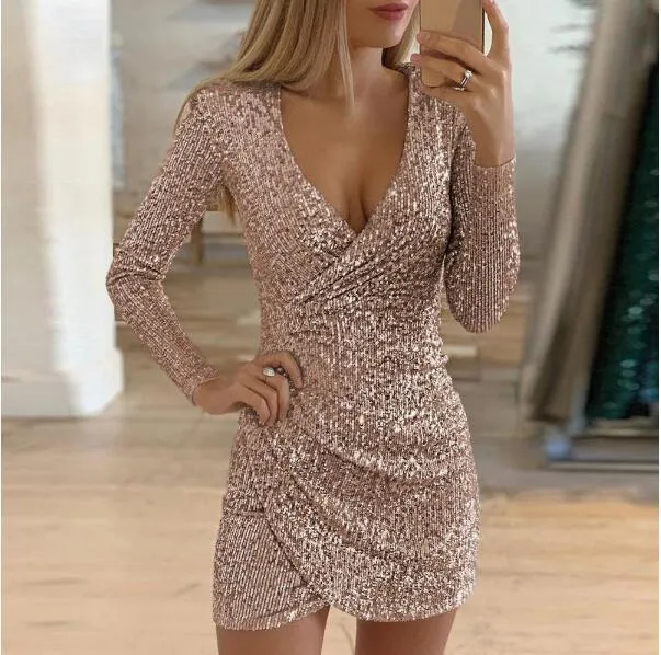 Sequin Mini Dress