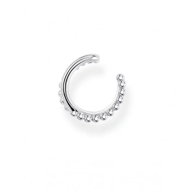 Silver Criss Cross Ear Cuff EC0023-001-21