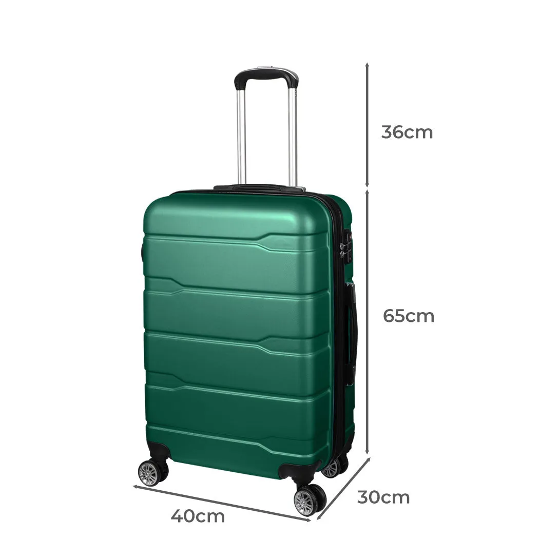 Slimbridge 24" Inch Expandable Luggage Green 24 inch