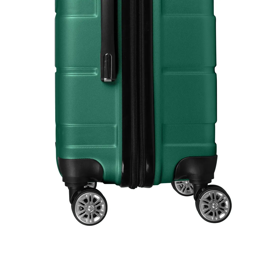 Slimbridge 24" Inch Expandable Luggage Green 24 inch