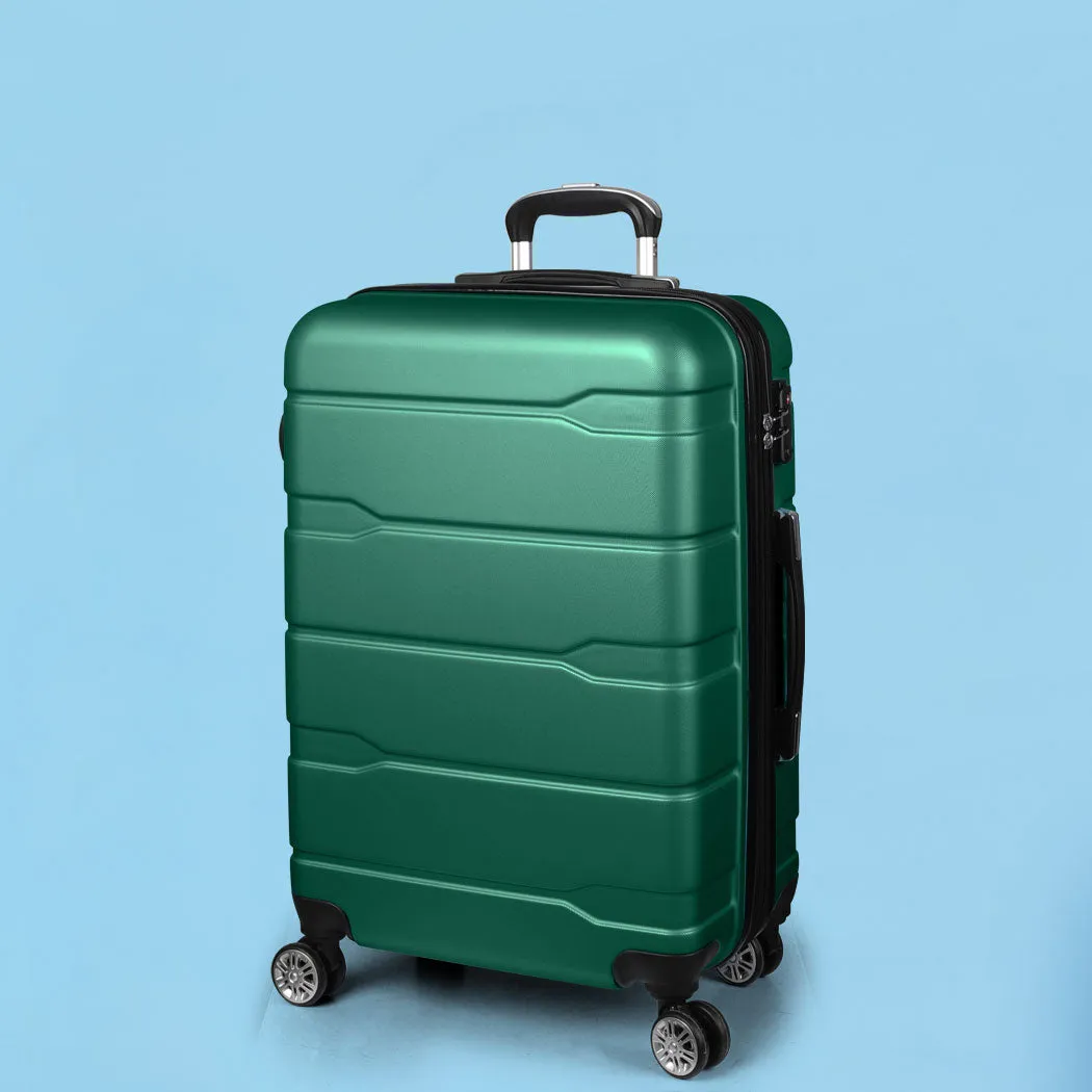 Slimbridge 24" Inch Expandable Luggage Green 24 inch