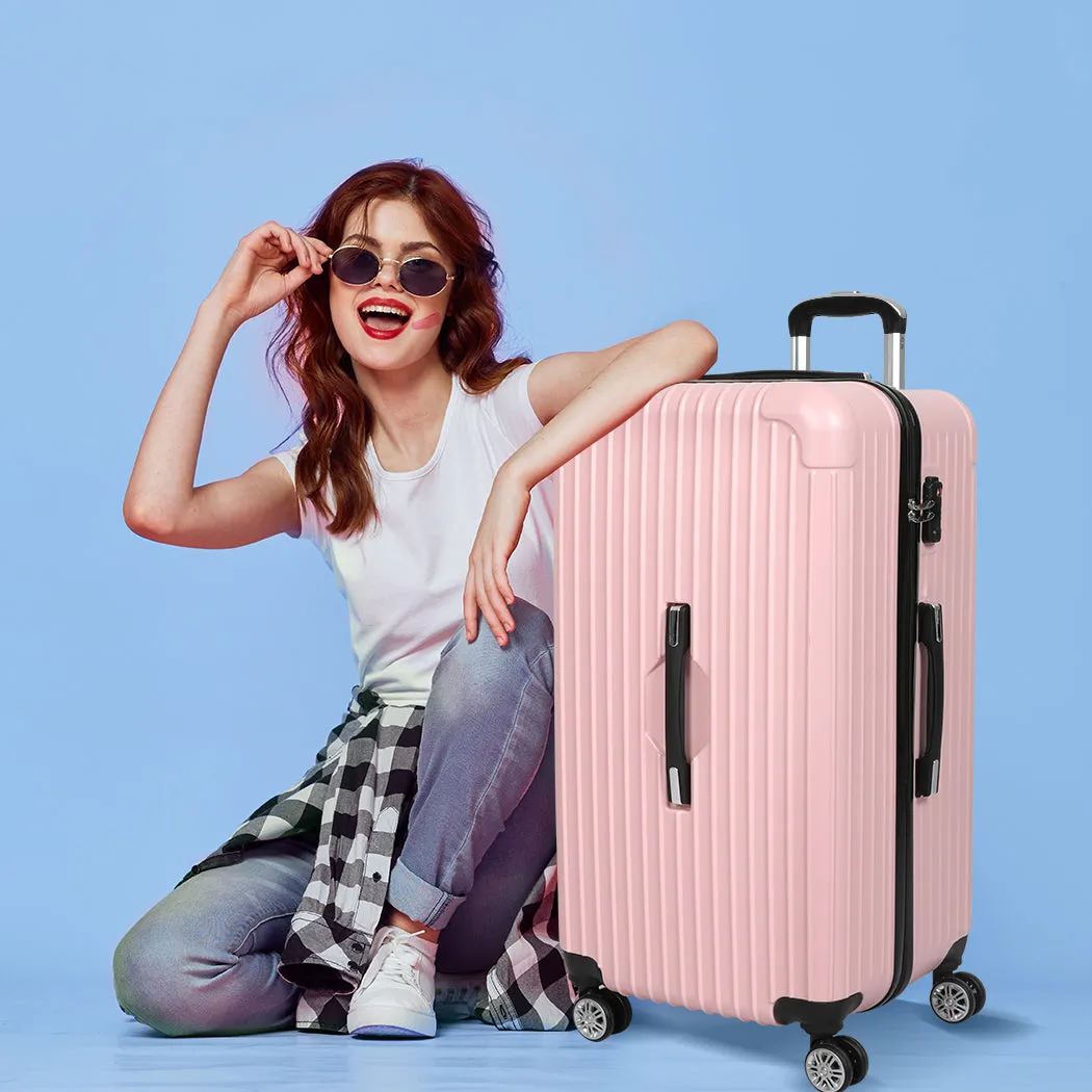 Slimbridge 28" Trunk Luggage Travel Pink 28 inch