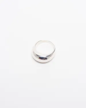 Small Donut Ring in Sterling Silver