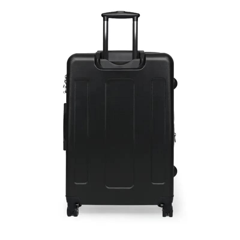 Snake Suitcase: Polycarbonate & ABS Hard-Shell, 360° Swivel Wheels, Built-In Lock, Adjustable Telescopic Handle