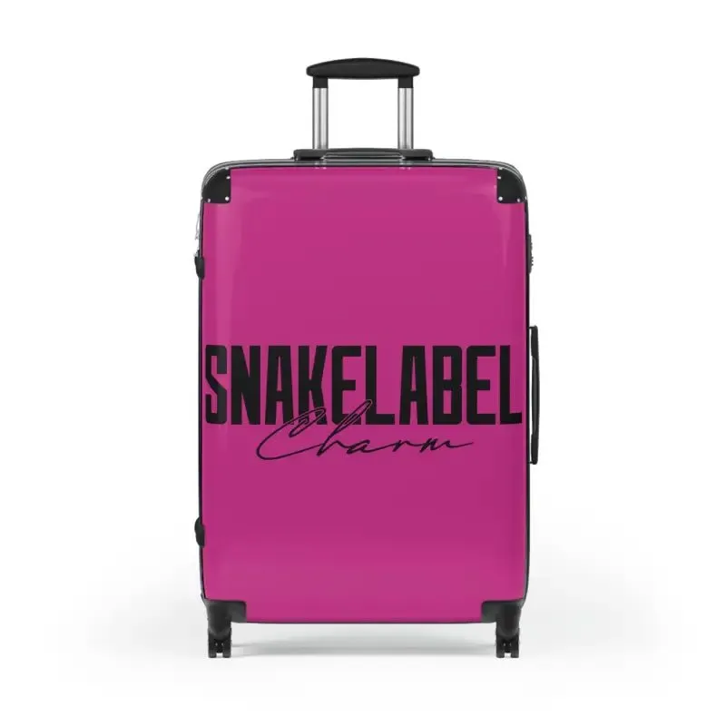 Snake Suitcase.Durable Swivel Wheels, Built-in Lock