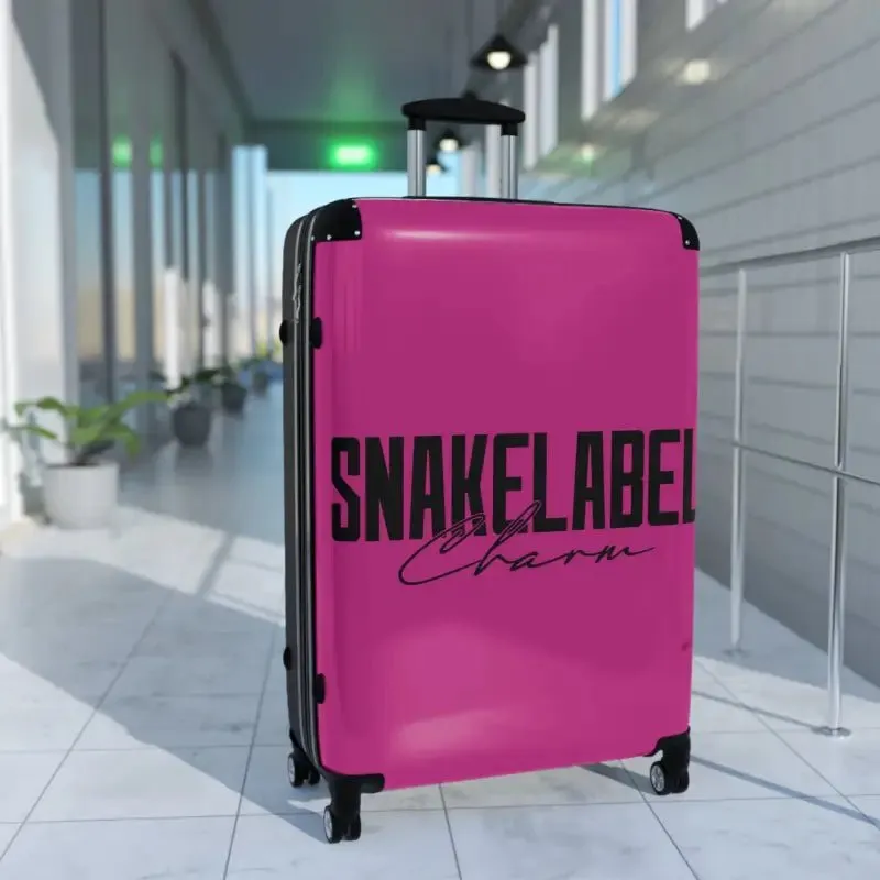 Snake Suitcase.Durable Swivel Wheels, Built-in Lock