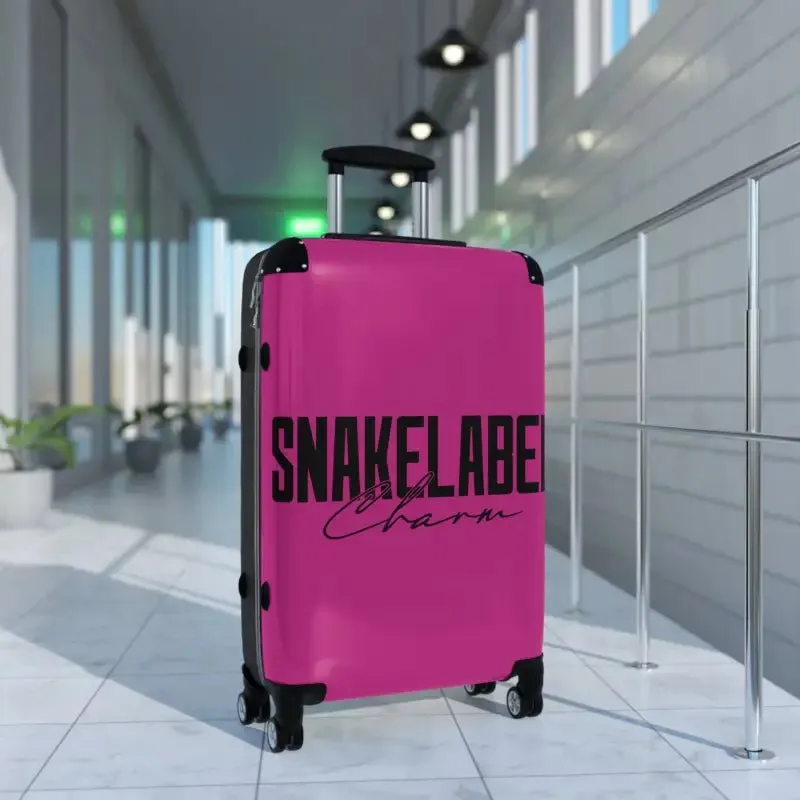 Snake Suitcase.Durable Swivel Wheels, Built-in Lock