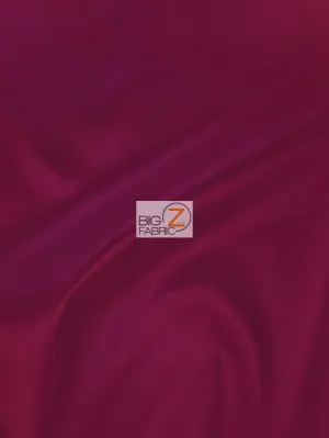 Solid Polyester Taffeta 58"/60" Fabric / Burgundy / Sold By The Yard