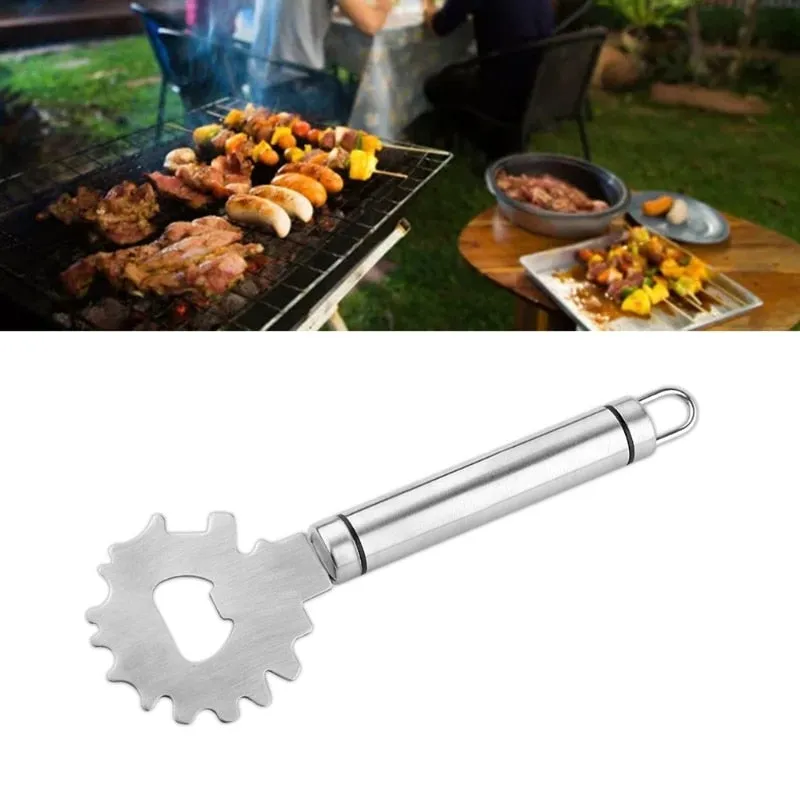 Stainless Steel BBQ Grill Scraper Grill Grate Gadget Cleaner