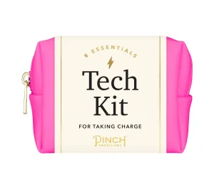 Tech Kit  - Vegan Leather - Pink