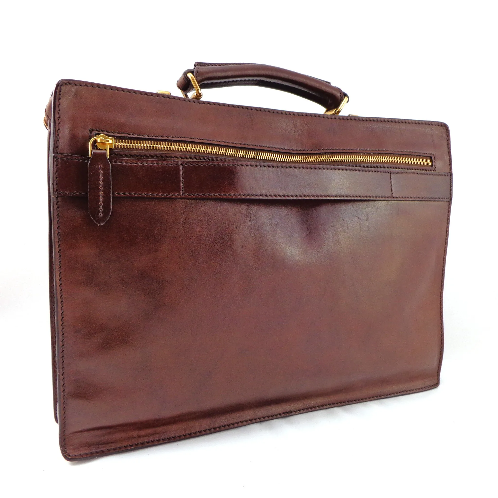 The Bridge Double Gusset Briefcase - Style: 06434901