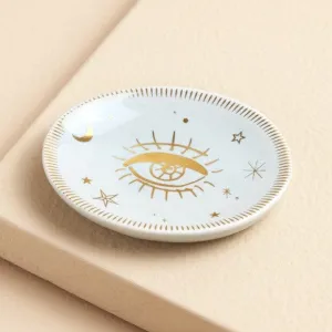 Tiny Blue Celestial Eye Trinket Dish