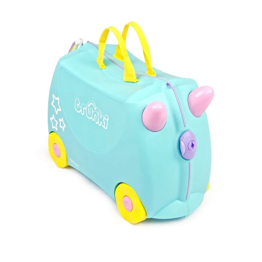 Trunki original innovative Ride On Suitcase for kids age 3  Una Unicorn