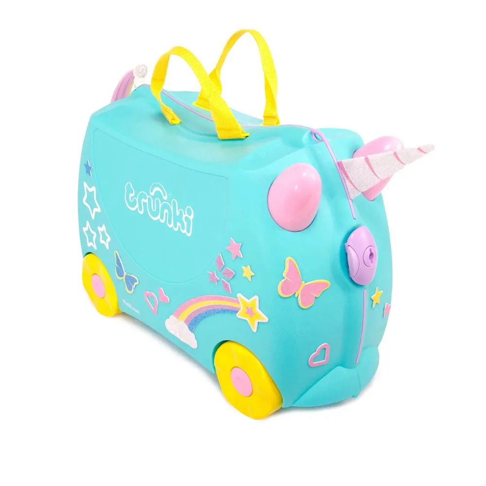 Trunki original innovative Ride On Suitcase for kids age 3  Una Unicorn