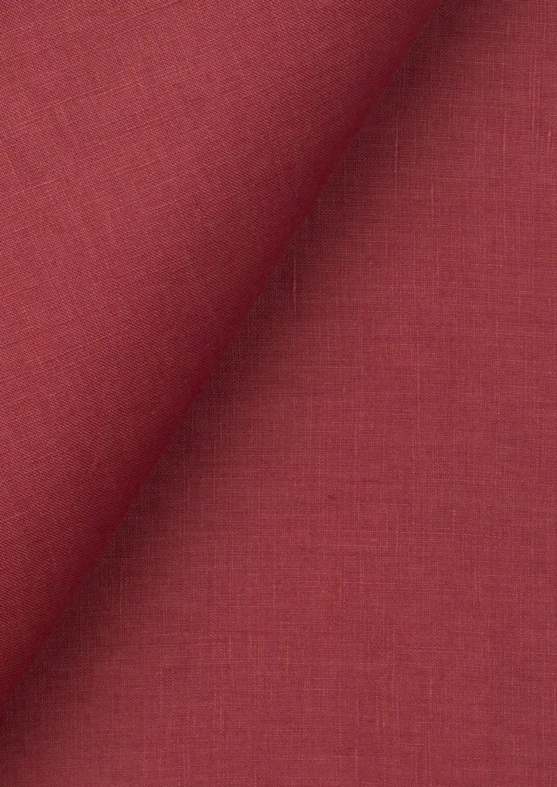 Tuscan Red Linen Shirt