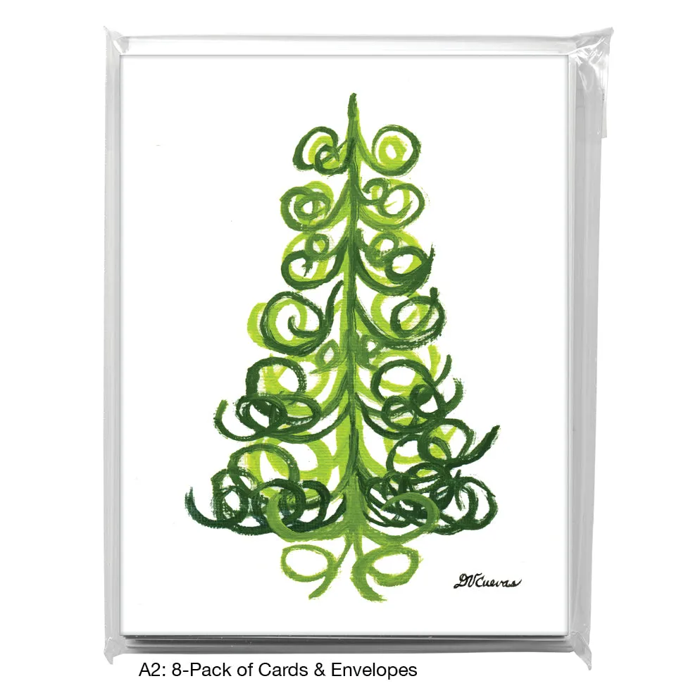 Twirly Tree, Greeting Card (7561)