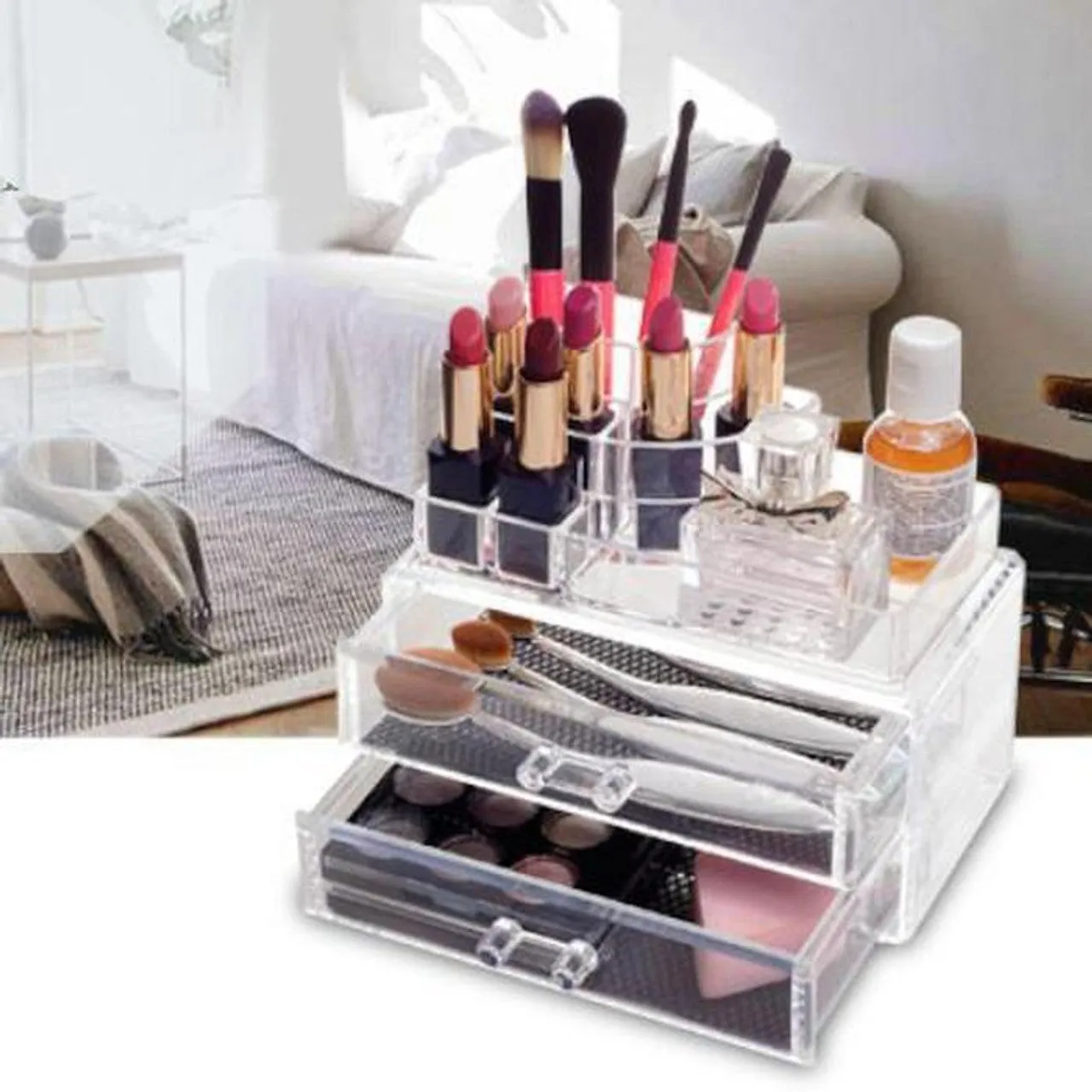 Two Drawer Cosmetic Organizer