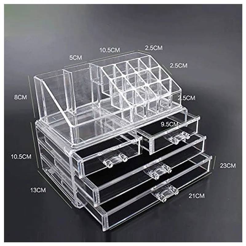 Two Drawer Cosmetic Organizer