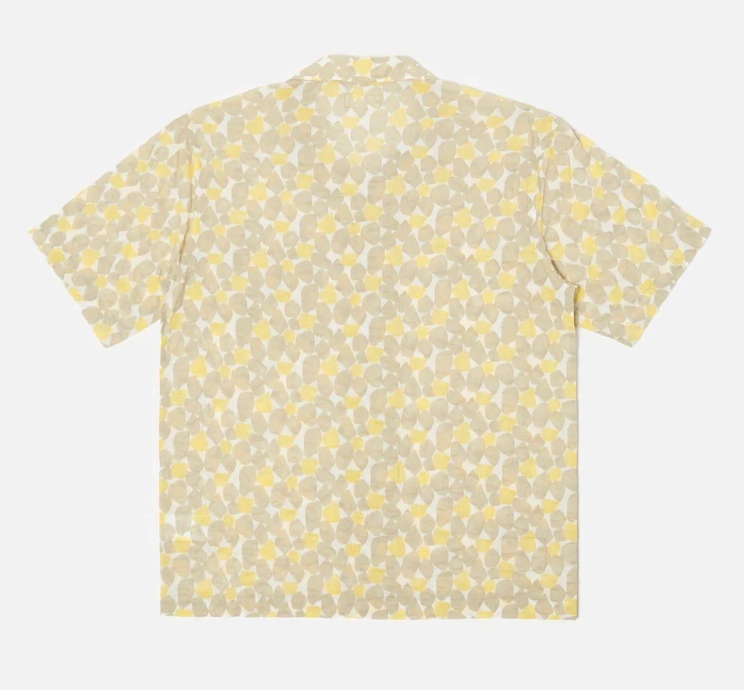 Universal Works - Road Shirt In Yellow Takihyo Print