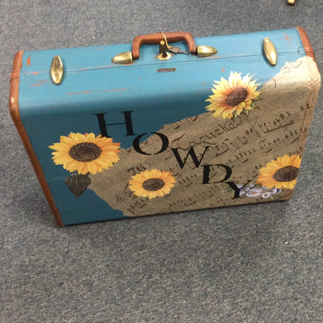 Upcycled Large Suitcase