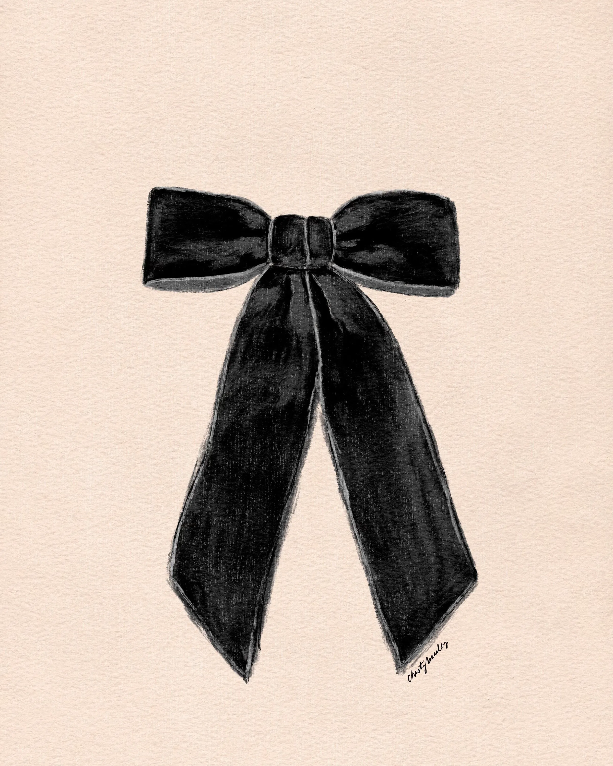 Velvet Bow Prints