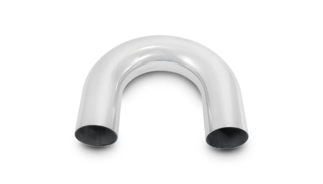 Vibrant 180 Degree Aluminum Piping, 4" O.D. - Polished  - 2871