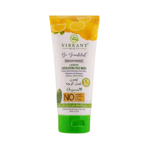 Vibrant Beauty Face Wash Lemon Exfoliating 150ml