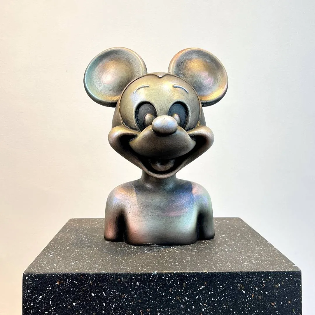 Vibrant Mickey Art Sculpture