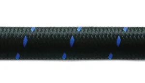 Vibrant Performance 20 Ft. Roll -6 Black Blue Nylon Braided Flex Hose