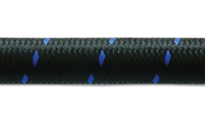 Vibrant Performance 20 Ft. Roll -6 Black Blue Nylon Braided Flex Hose