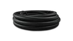 Vibrant Performance Braided Nylon PTFE Hose - 16 AN - 20 ft - Black